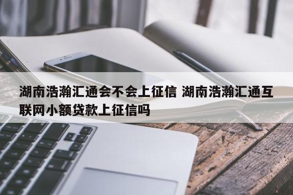 湖南浩瀚汇通会不会上征信 湖南浩瀚汇通互联网小额贷款上征信吗