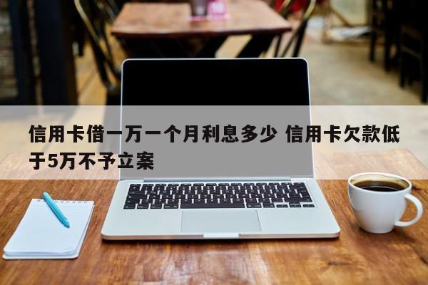 信用卡借一万一个月利息多少 信用卡欠款低于5万不予立案