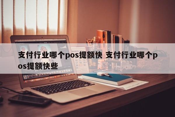 支付行业哪个pos提额快 支付行业哪个pos提额快些