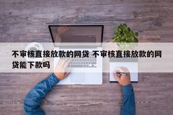 不审核直接放款的网贷 不审核直接放款的网贷能下款吗