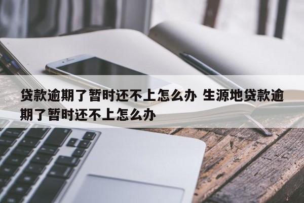 贷款逾期了暂时还不上怎么办 生源地贷款逾期了暂时还不上怎么办